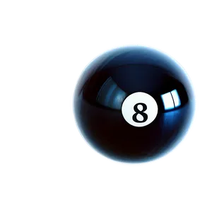 3d Eight Ball Render Png 46 PNG Image