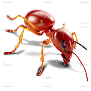 3d Fire Ant Graphic Png Lpe2 PNG Image