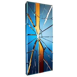 3d Glass Crack Png Egx50 PNG Image