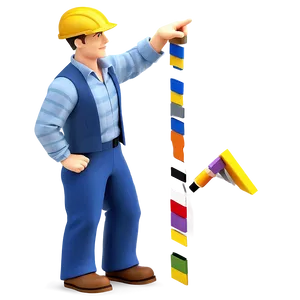 3d Man Engineer Png Gcr43 PNG Image