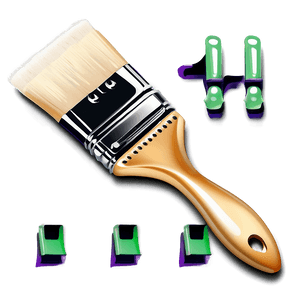 3D Paint Brush PNG fev84 PNG