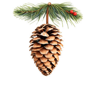 3D Pine Cone PNG 06202024 PNG