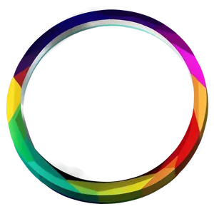 3d Rainbow Circle Visualization Png 06262024 PNG Image