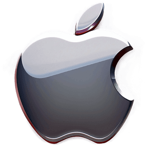 3D Rendered Apple Logo PNG 96 PNG with transparent background