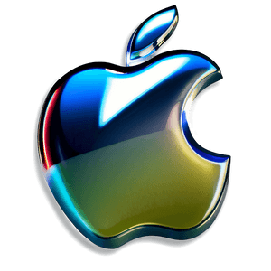 3D Rendered Apple Logo PNG ycq PNG with transparent background