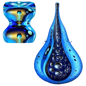 3d Rendered Water Drops Png 06122024 PNG Image