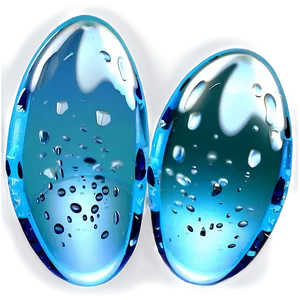 3d Rendered Water Drops Png Fnj31 PNG Image