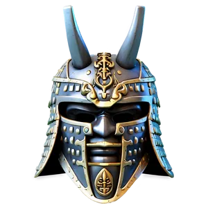 3d Samurai Helmet Png Agt76 PNG Image