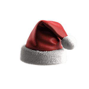 3D Santa Hat Model PNG 04302024 PNG