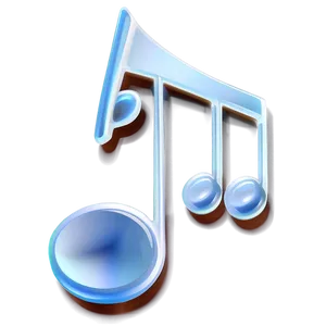 3d White Music Note Png Rwd2 PNG Image