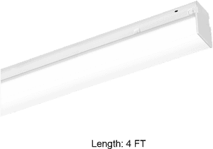 4 F T L E D Linear Light Fixture PNG image with transparent background