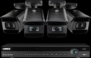 4 K Security Camera System Lorex PNG image with transparent background