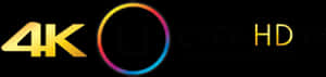 4 K Ultra H D Logo PNG image with transparent background