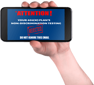 401k Plan Non Discrimination Test Rejection Notification PNG image with transparent background