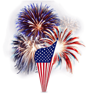 4th of July Fireworks Display PNG 05212024 PNG image with transparent background