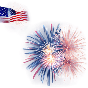 4th of July Fireworks Display PNG wfx PNG image with transparent background
