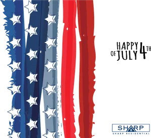 4thof July Celebration Graphic PNG Image