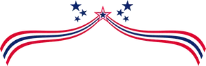 4thof July Patriotic Decorative Element PNG Image