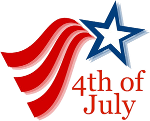 4thof July Patriotic Graphic PNG image with transparent background