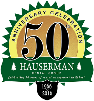 50th Anniversary Celebration Logo Hauserman Rental Group PNG