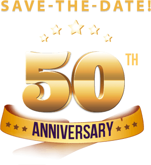 50 Year Anniversary Png - Celebrating 50th Anniversary Png, Transparent Png PNG image with transparent background
