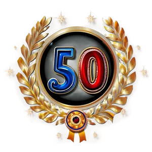 50th Birthday Elegance Event Png 1 PNG Image