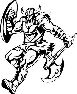 58409 - Vikings Black And White, HD Png Download PNG image with transparent background
