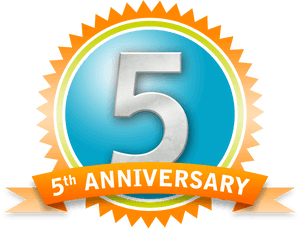 5 Years - 5th Year Anniversary Png, Transparent Png PNG image with transparent background