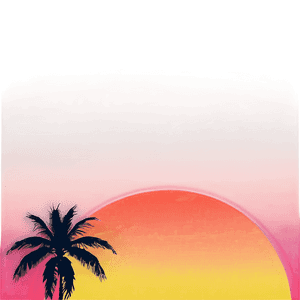 70s Retro Sunset Aesthetic PNG 58 PNG with transparent background