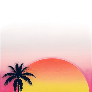 70s Retro Sunset Aesthetic Png 58 PNG Image