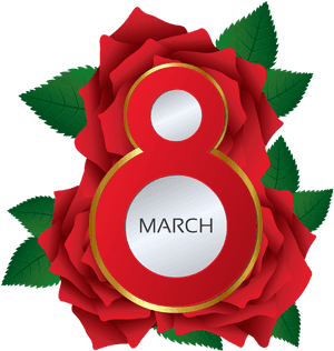 8 March Png, Transparent Png PNG image with transparent background