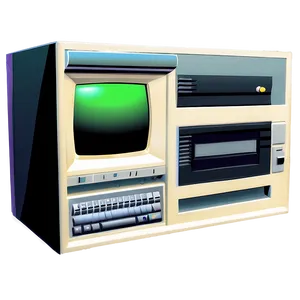 90s Computer Clip Art Png 06252024 PNG Image