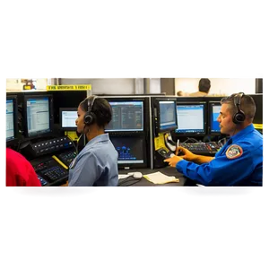 911 Dispatcher Teamwork Highlight Png Ene27 PNG Image