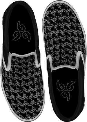 999 No Vanity Slip-on Shoes - Juice Wrld No Vanity Shoes PNG image with transparent background