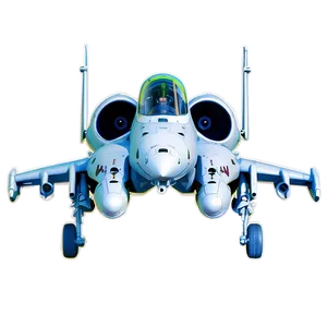 A-10 Close Air Support Jet Png Qtk PNG Image