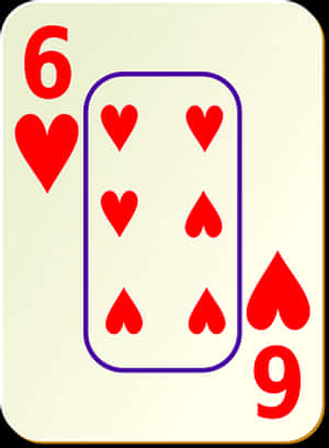 a card with a number of hearts PNG image with transparent background