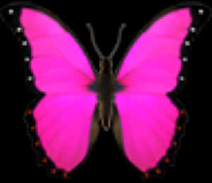 #emoji #iphoneemoji #butterfly #butterflyemoji #pink - Emoji Butterfly, HD Png Download PNG