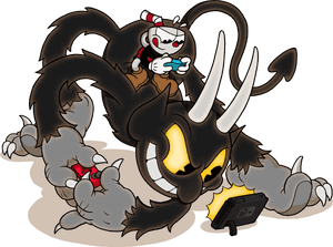 A Cuphead Devil Switch Transparent - Cuphead Nintendo Switch, HD Png Download PNG image with transparent background