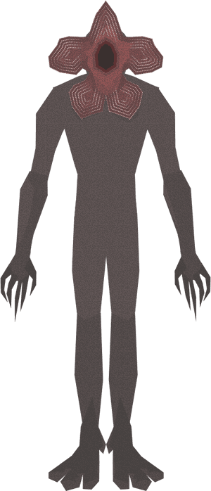 A Graphic Tribute To Stranger Things - Demogorgon Png Stranger Things, Transparent Png PNG image with transparent background