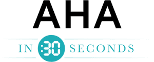 A H A30 Seconds Logo PNG image with transparent background