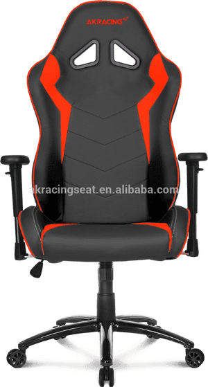 A K Racing Black Red Gaming Chair PNG