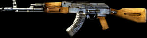 A K47 Assault Rifle Profile PNG