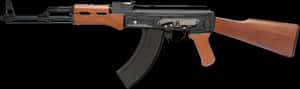 A K47 Assault Rifle Profile PNG