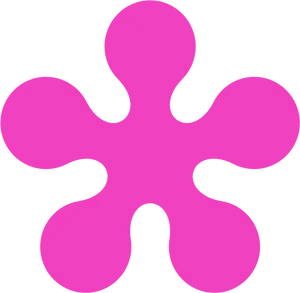 A Pink Flower With Black Background PNG Image