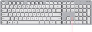 Asus W5000 Wireless Keyboard And Mouse Set, HD Png Download PNG image with transparent background