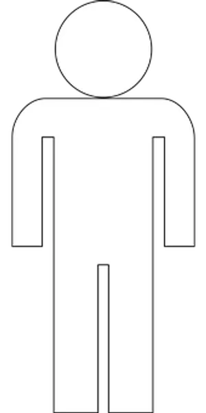 A White Person With A Black Background PNG Image