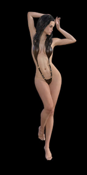 a woman in a garment PNG image with transparent background