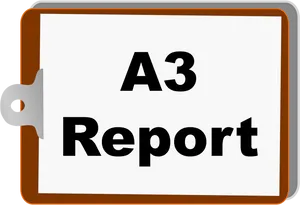 A3 Report Clipboard PNG Image