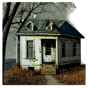 Abandoned House Vector PNG 2 PNG image with transparent background