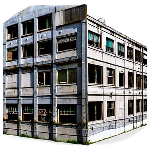 Abandoned Industrial Building Png Jjh22 PNG Image